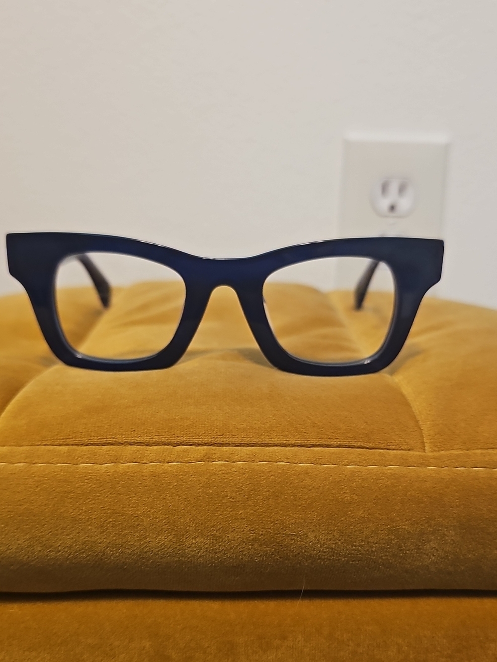 ●●FYTOO BLUE SQUARE EYE FRAMES NIB●●